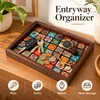 Wooden Tray for Snacks & Key Storage – Handmade 30