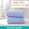 Clair de Lune Moses Basket Cotton Jersey Fitted Sheets (Pack