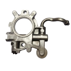 Oil Pump Oil Line with Worm Gear Oil Filter Set Fits for Stihl MS440 044 Chainsaws Compatible with 1128 640 3205, 1128 640 7112