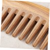 SAFIGLE 1pc Sandalwood Wooden Hair Comb for Curly Hair Broad