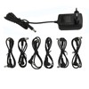Pedal Power Supply 6 Isolated Outputs Metal Black Electric Equipment