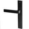 HardwareStore Door Handle Set BB PZ WC Black Matt Long