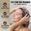 BOJICA MEIDU Dark Brown Hair Color Shampoo for Gray Coverage,