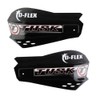 Tusk D-Flex Handguards with MX Shields Black 1 1/8" Bar
