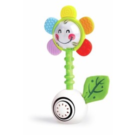 Hape Musical Flower Rattle | Multisensory Toy for Babies | Ideal for 0 Months Babies