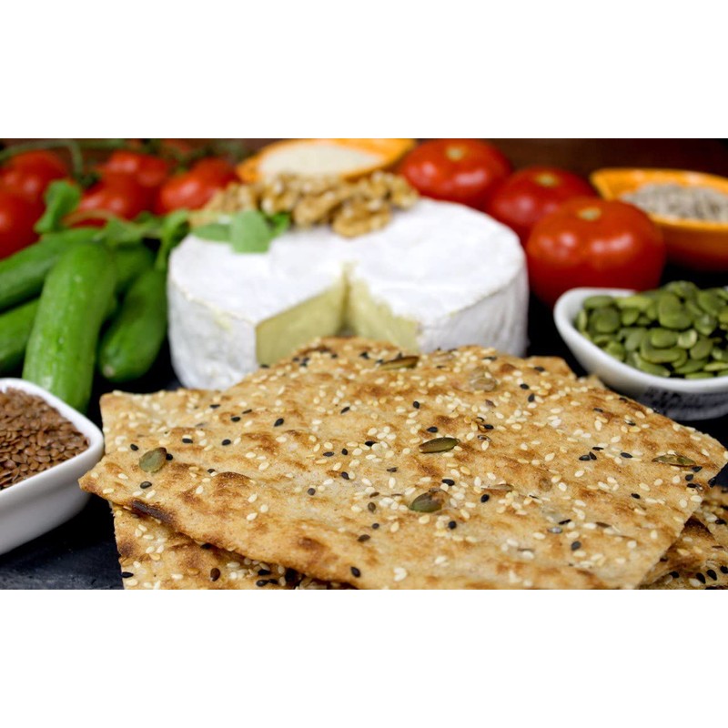 SunGak - Baked Multigrain Sangak Crackers, All Natural (7.02 oz)