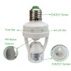 Taigeguang Motion Sensor Light Socket,E26 E27 PIR Motion Screw Bulb