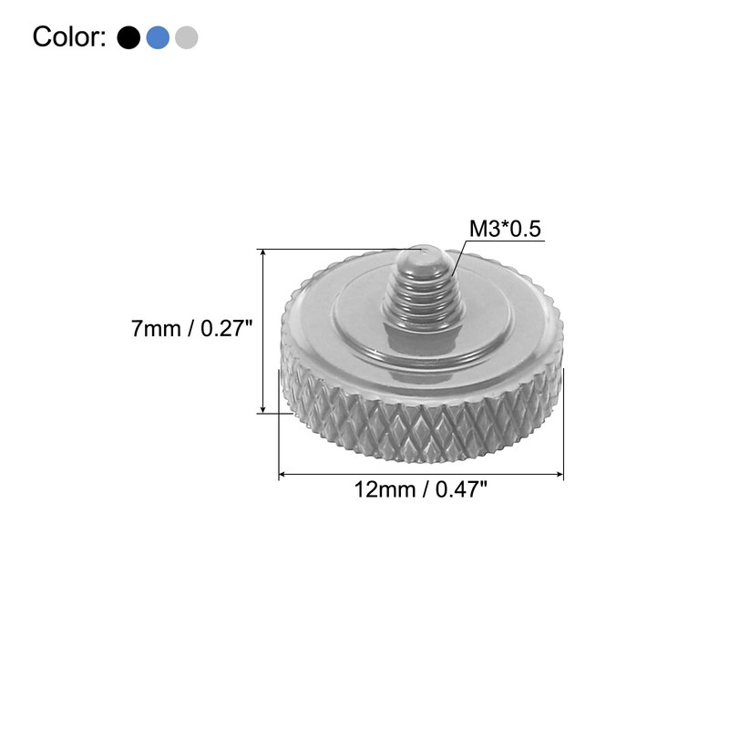 PATIKIL Camera Shutter Button Set of 3 Copper Camera Buttons