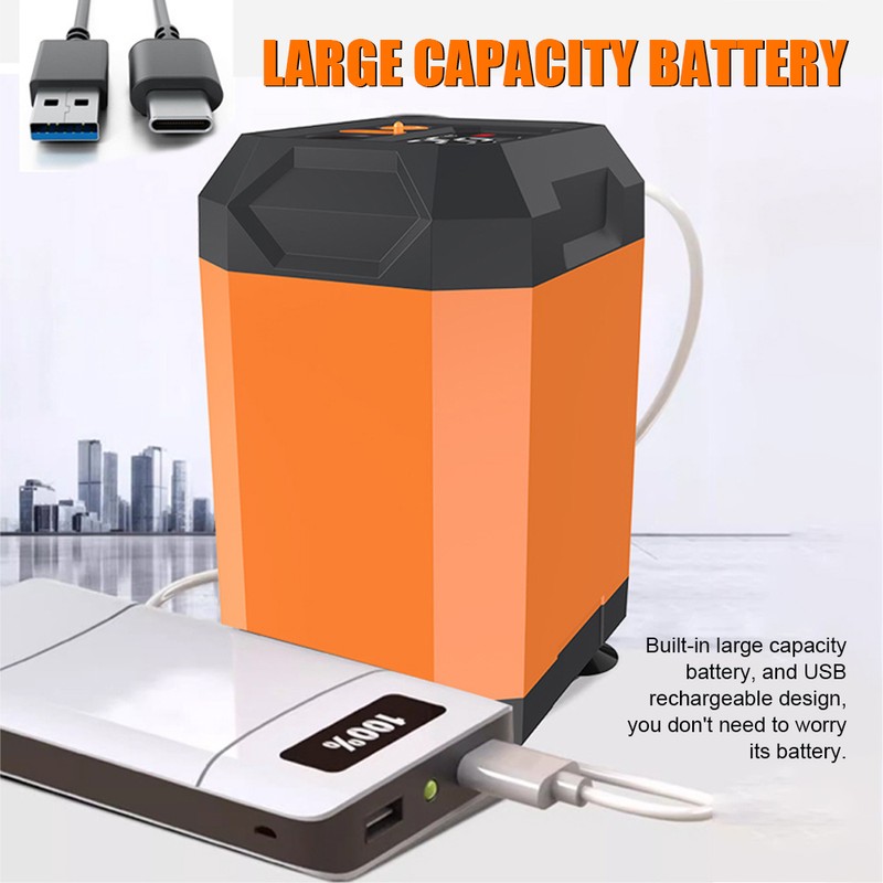 Portable Cordless Camping Shower Outdoor Electric Shower Pump Rechargeable Shower