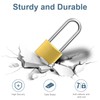 Ankilo Padlock with Key, Waterproof Solid Brass Key Lock with