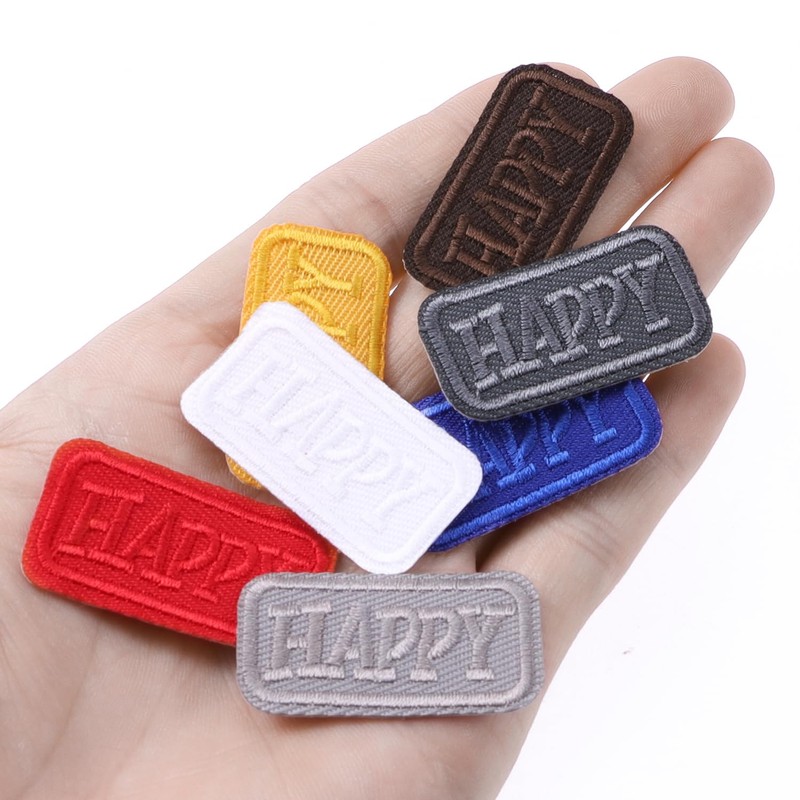 50pcs Random Assorted Styles Embroidered Patches, Sew On/Iron On Patch