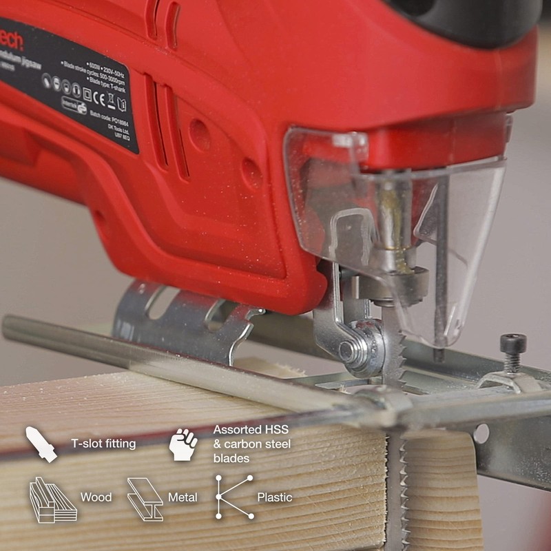 Amtech M1850 10 Piece mixed jigsaw blades with T-slot fitting