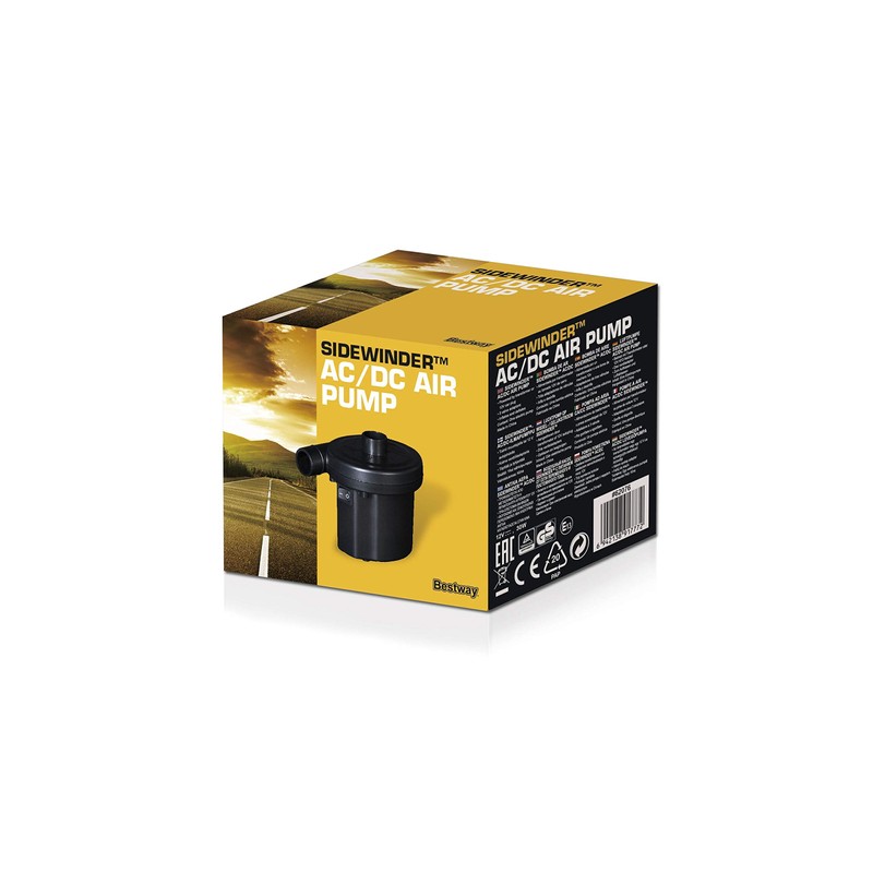 Bestway 12 V Sidewinder AC/DC Air Pump - Black