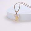 COAI Crystal, Dragon Carved, Lucky Amulet, Magatama Necklace, Adjustable Length,