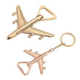 Pack of 2 Bottle Openers for Aircraft Models, Metal Bottle Opener, Bottle Opener for Aviation and Space Toys, Gift for Pilot Lovers, Creative Bottle Opener