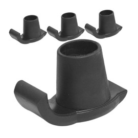 BESPORTBLE 4pcs Walker Glide Skis Non-Slip Foot Pads for Seniors Durable with Shockproof Design for Smooth Mobility and Sidewalks