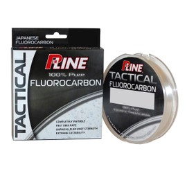 P-Line Tactical Premium Flurorcarbon 200 Yd Filler Spool, 12 lb, Clear (750182963)