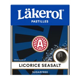 Cloetta Lakerol Licorice Seasalt Pastilles 4 Box of 25g