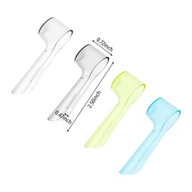 6 Pcs Electric Toothbrush Cover Caps, Electric Toothbrush Head Covers Compatible with Oral B Heads