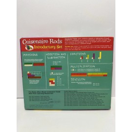 Learning Resources Cuisenaire Wooden Rod Math Manipulative Blocks with Box Homeschool STEM