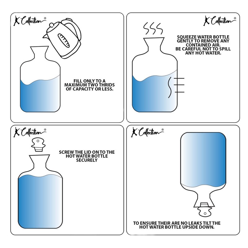 K Collection 3D Novelty Hot Water Bottle with Removable Cover