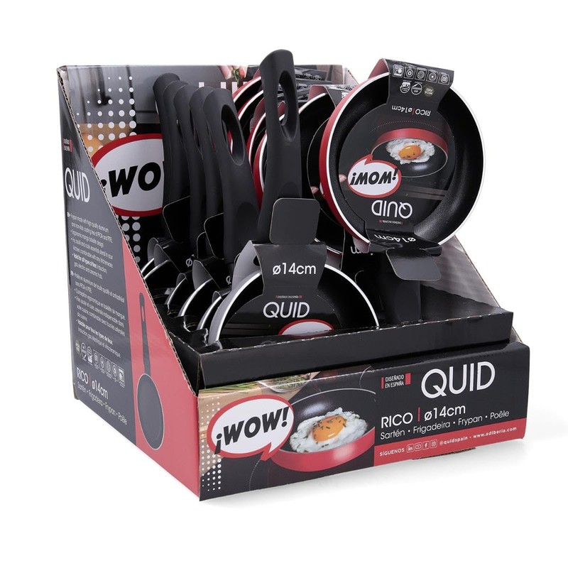 Quid Rico Printed Aluminium Mini Pan, 14 cm, Red