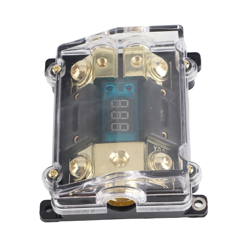 Universal Car Auto Fuse Holder 100A LED Digital 1 in