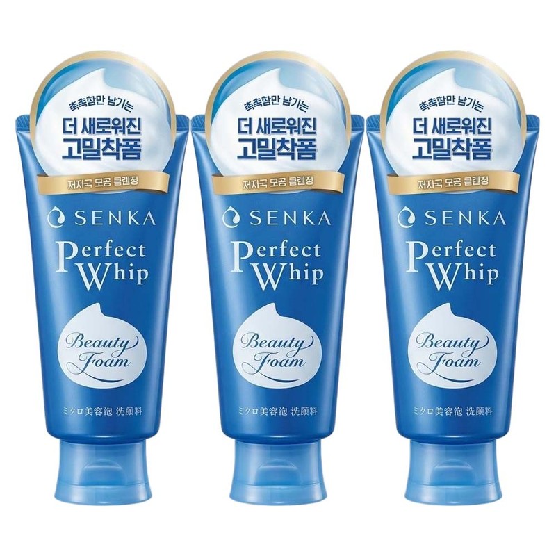 Senka Perfect Whip Facial Wash A 120g x3 National Cleansing