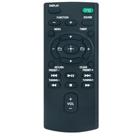 RM-AMU197 Replace Remote Control Applicable for Sony CMT-X7CD CMTX7CD CMT-X5CD CMTX5CD CMT-X7CDB CMTX7CDB CMT-X5CDB CMTX5CDB Home Audio System