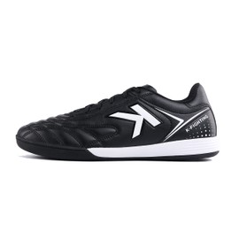 KELME Pro - Zapatos de fútbol sala, zapatos de fútbol sala, unisex, para adultos, zapatillas de fútbol sala para hombre y mujer, Negro/Blanco, 8 US