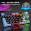 Mechanical Gaming Keyboard Multifunction 87 Keys Colorful Backlight USB Wired