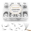 Premade Eyelash Extensions - 600 Fans, 10D, 0.05 Thick, D