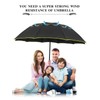 Kalolary UPF 50+ UV Protection Compact Golf Umbrella,62 Inch Extra