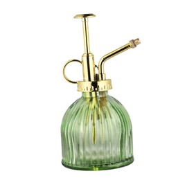 ORFOFE 1pc Glass Mister for Plants Cute Indoor Watering Can Japanese Tea Cups Spout Empty Spray Bottles Glass Plant Mister with Gold Pump Top Pump Watering Can Bonsai Sprayer