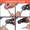Preciva Ferrule Crimping Tool Kit, Square Crimping Tools, Ratchet Jaw