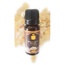 10ml Boswellia Sacra, Pure Frankincense essential oil, Aromatherapy for internal and external use, bottled in UK.