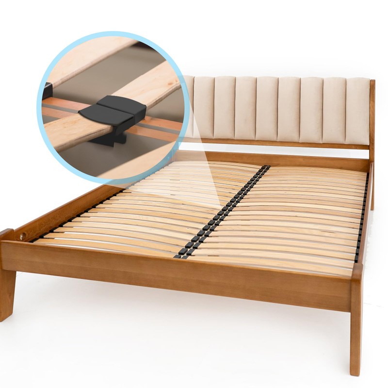 Pack of 50 Slatted Frame Holders, Bed Slat Frame Caps,