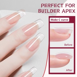 JODSONE 15ml Builder Gel Nails Clear Strengthener Extension Hard Gel Long Lasting High Effects Nail Art Design Manicure Gifts