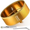 DaduoRi 4 1/4" Serrated Diamond Hole Saw with 2Pcs Removable