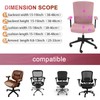 Tallew 4 Pcs Office Chair Covers Set Computer Universal Protective
