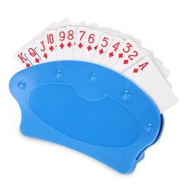 Playing Card Holder Two Hands Free Curved Playing Card Holder for Kids Adults Elderly