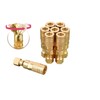 RayMagic Upgraded 1/4'' NPT Air Hose Fittings, 1/4 Inch Brass