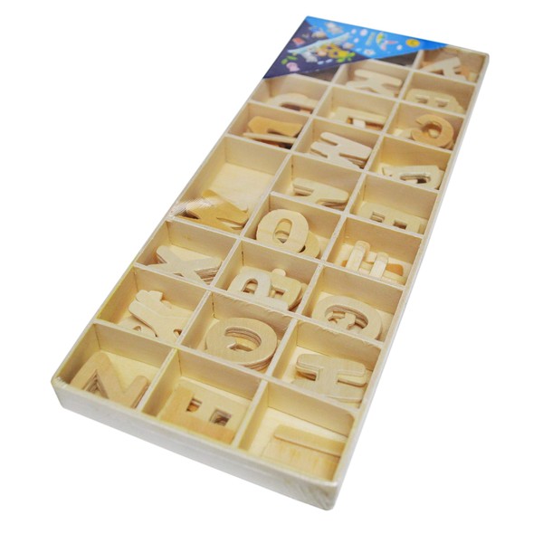 Zap Impex® colourful wood A to Z alphabets 26x5 letters