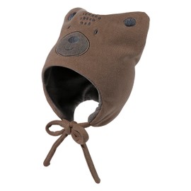 Sterntaler Baby Boys Hat Bear with Ears and Tie Band, beige