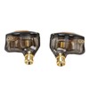 Wired Sound Isolating Earbuds with Microphone Detachable Dynamic Earphone with