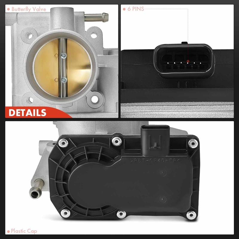 A-Premium - Conjunto de cuerpo de acelerador electrónico compatible con