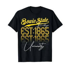Team Chbcu Bowie Retro State Vintage Study University Era T-Shirt