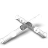 10 - 100 solder connector white Ø 1,5mm 0,35 -