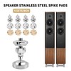 YYTCG Speaker Isolation Spikes, 316 Stainless Steel Anti-Vibration Feet for