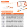 GLUCO-CARE 0.3 ml/cc Syringes 31G x 5/16’’ (8mm), Orange Cap,